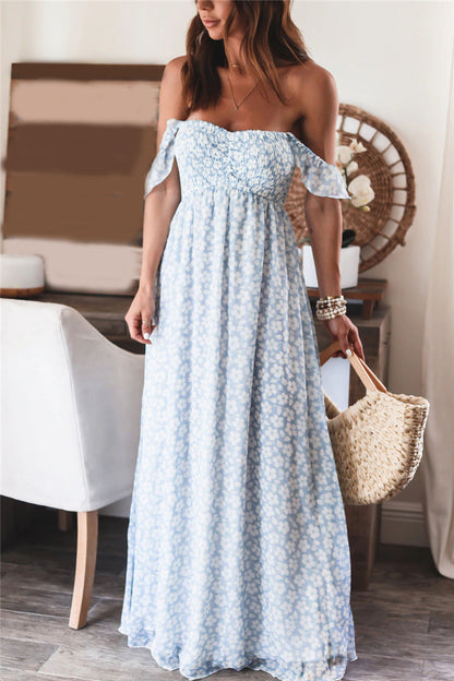 Cliffie Floral Smocked Maxi Dress