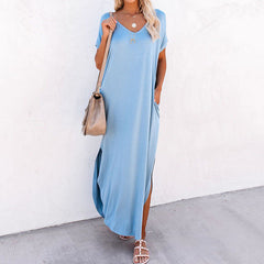 Farmers Market Pocketed Modal Maxi Dress