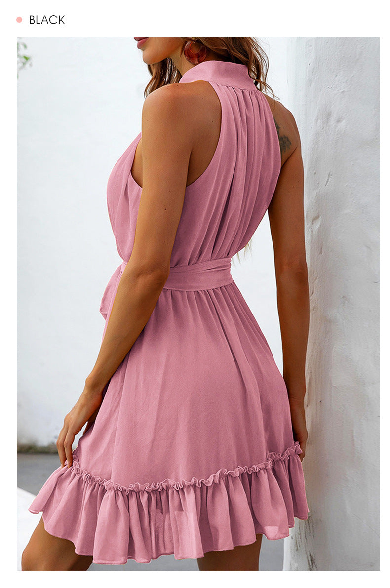 Brighter Days Halter Dress