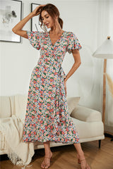 Mind Over Matter Paisley Wrap Maxi Dress