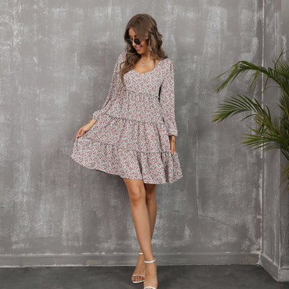 Halsey Floral Babydoll Dress