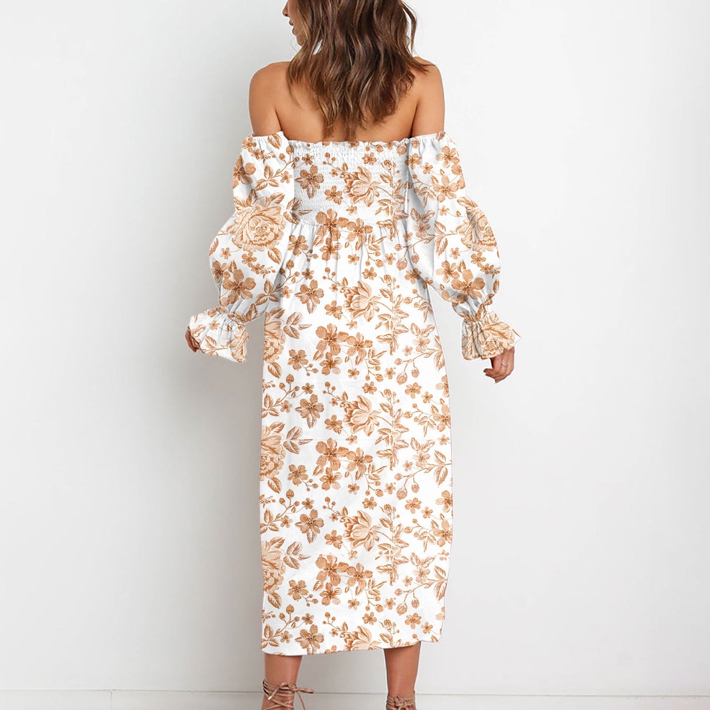 Debin Off The Shoulder High Low Maxi Dress - FINAL SALE