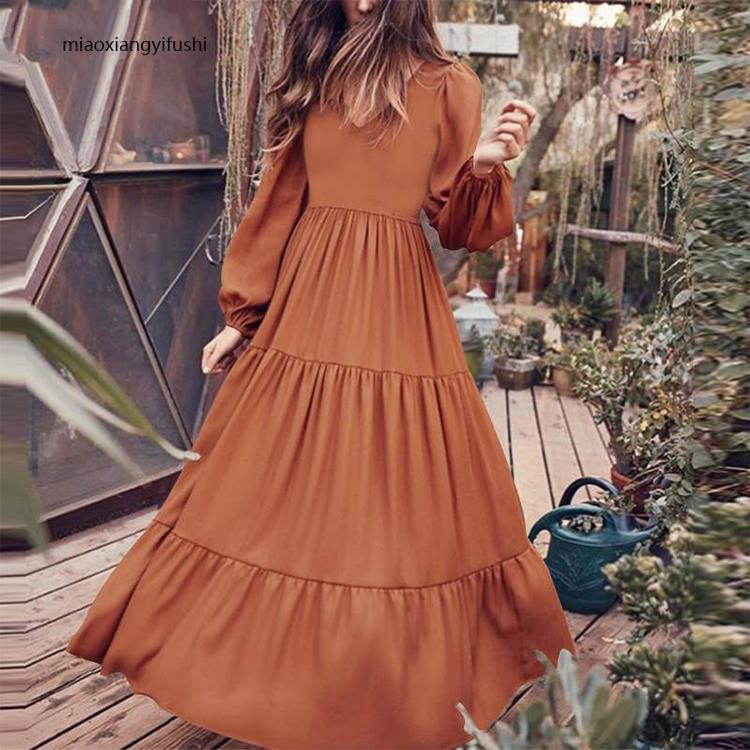 Isadore Satin Tiered Boho Midi Dress - FINAL SALE