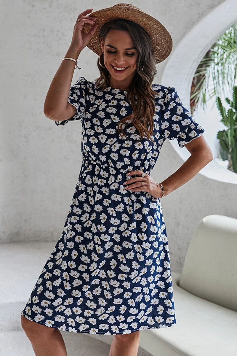 Bouvardia Floral Midi Dress