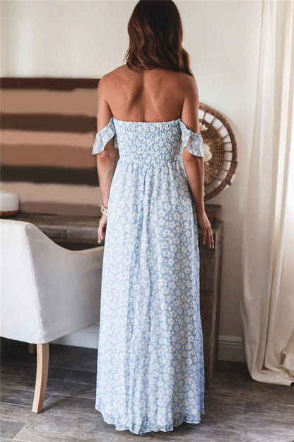 Cliffie Floral Smocked Maxi Dress