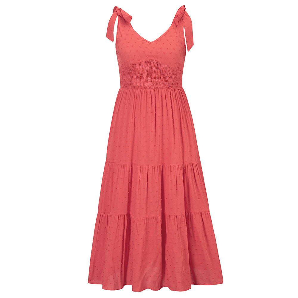 Kept Close Smocked Maxi Dress - Fuchsia - FINAL SALE