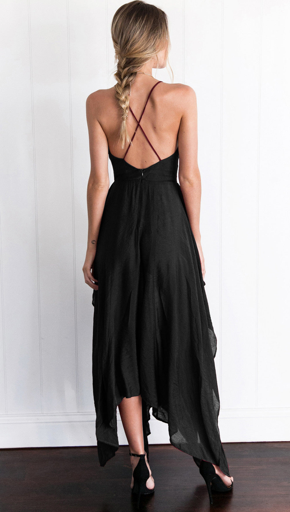 Petal Dust Maxi Dress - Steel