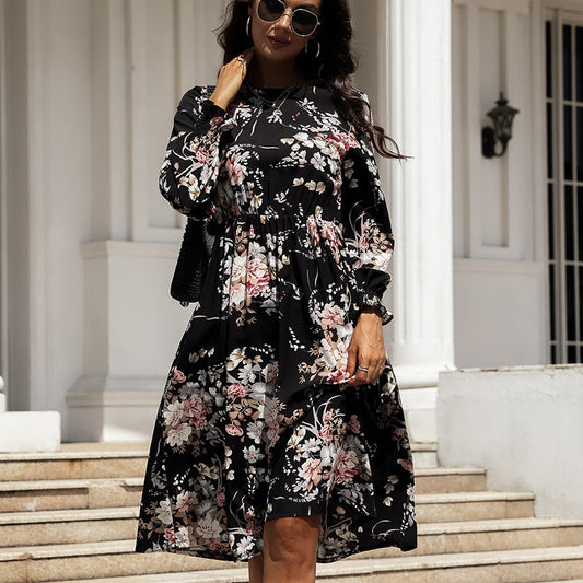 Jeha Floral Tie Dress - FINAL SALE