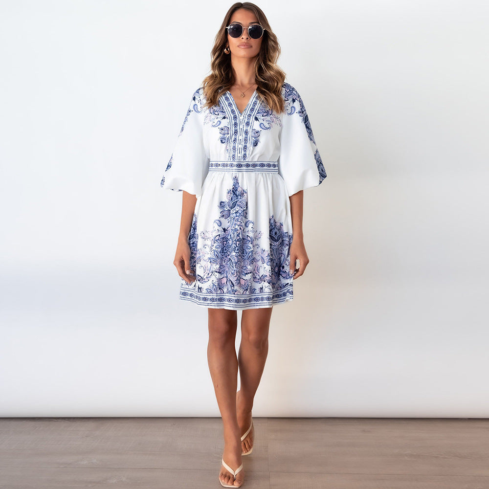 Path To Paradise Embroidered Shift Dress