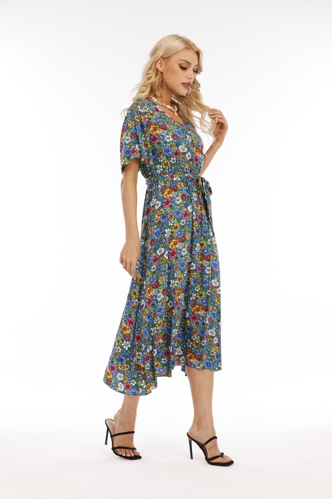 Larsen Floral Midi Dress