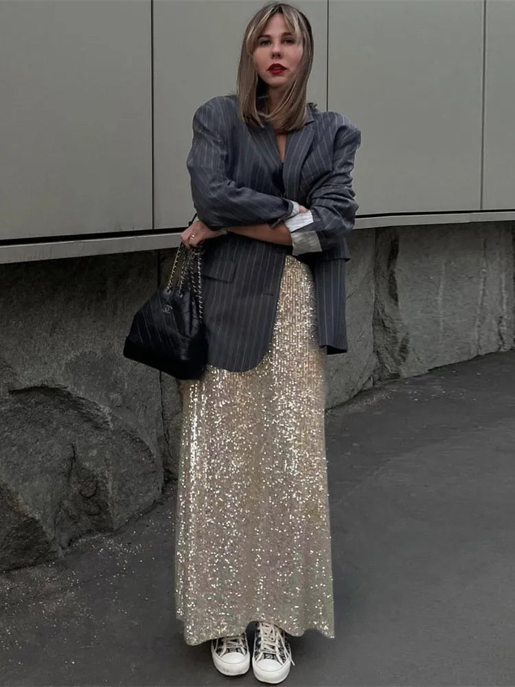 SEQUINED SKIRT