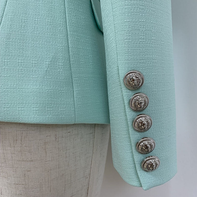 NASTASIA MINT BLAZER