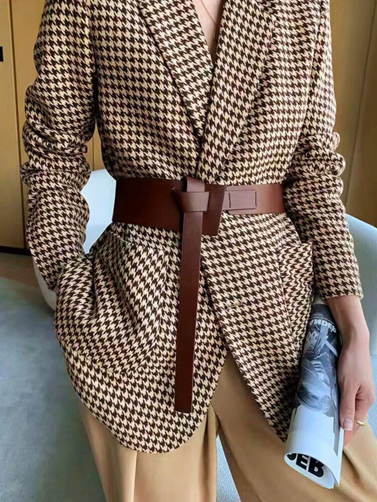 WILD CHECK BLAZER