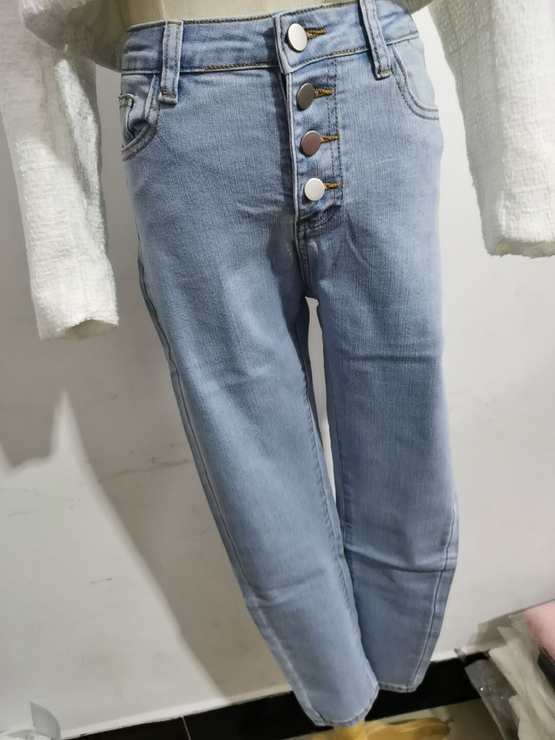 ZARIA HIGH WAISTED DENIM PANTS