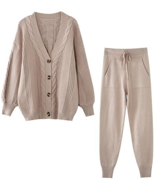 VARVARA CARDIGAN & PANTS SET