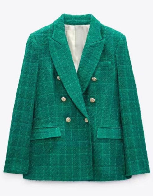 NOELLA COLOR TWEED BLAZER