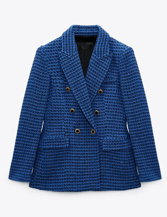 NOELLA COLOR TWEED BLAZER