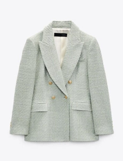 NOELLA COLOR TWEED BLAZER